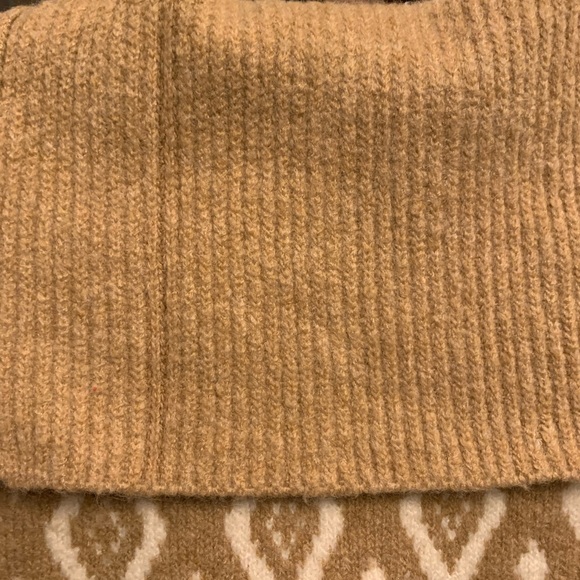 SALE!Jcrew Relaxed Half Zip Sweater Geometric Knit - Picture 7 of 8